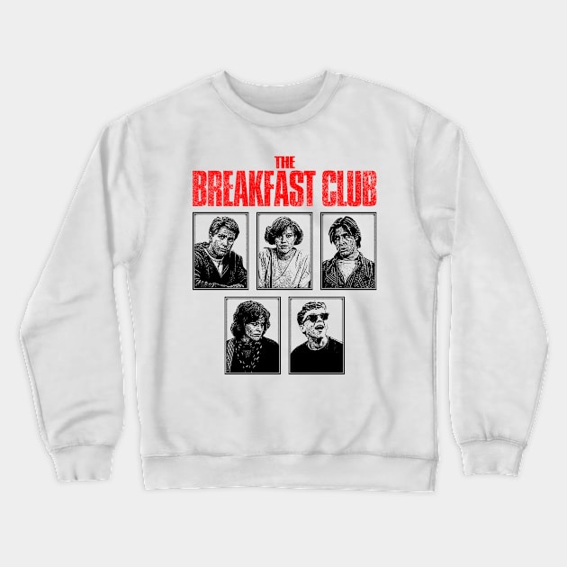 The Breakfast Club Crewneck Sweatshirt by nickbaileydesigns